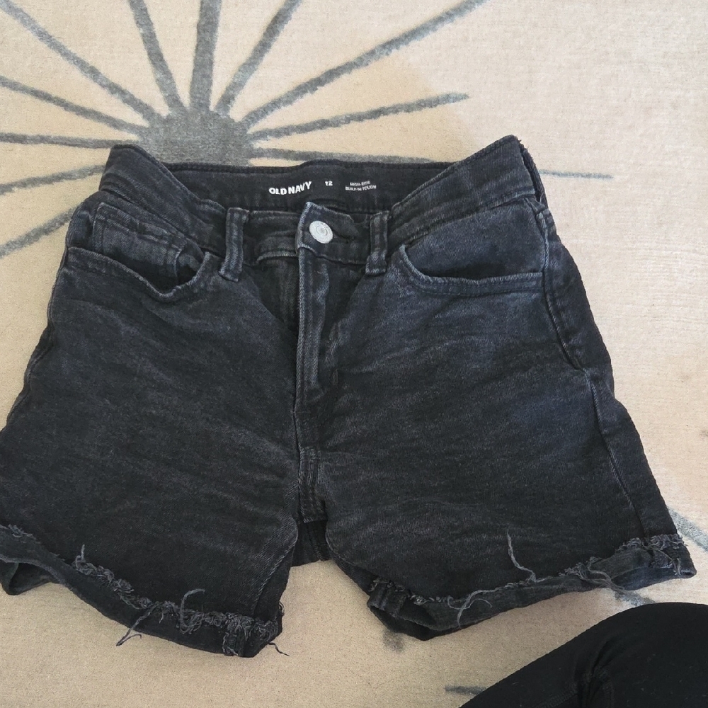 Old Navy Charcoal Denim Shorts
